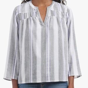 SPLENDID STRIPE PULLOVER TOP (654)